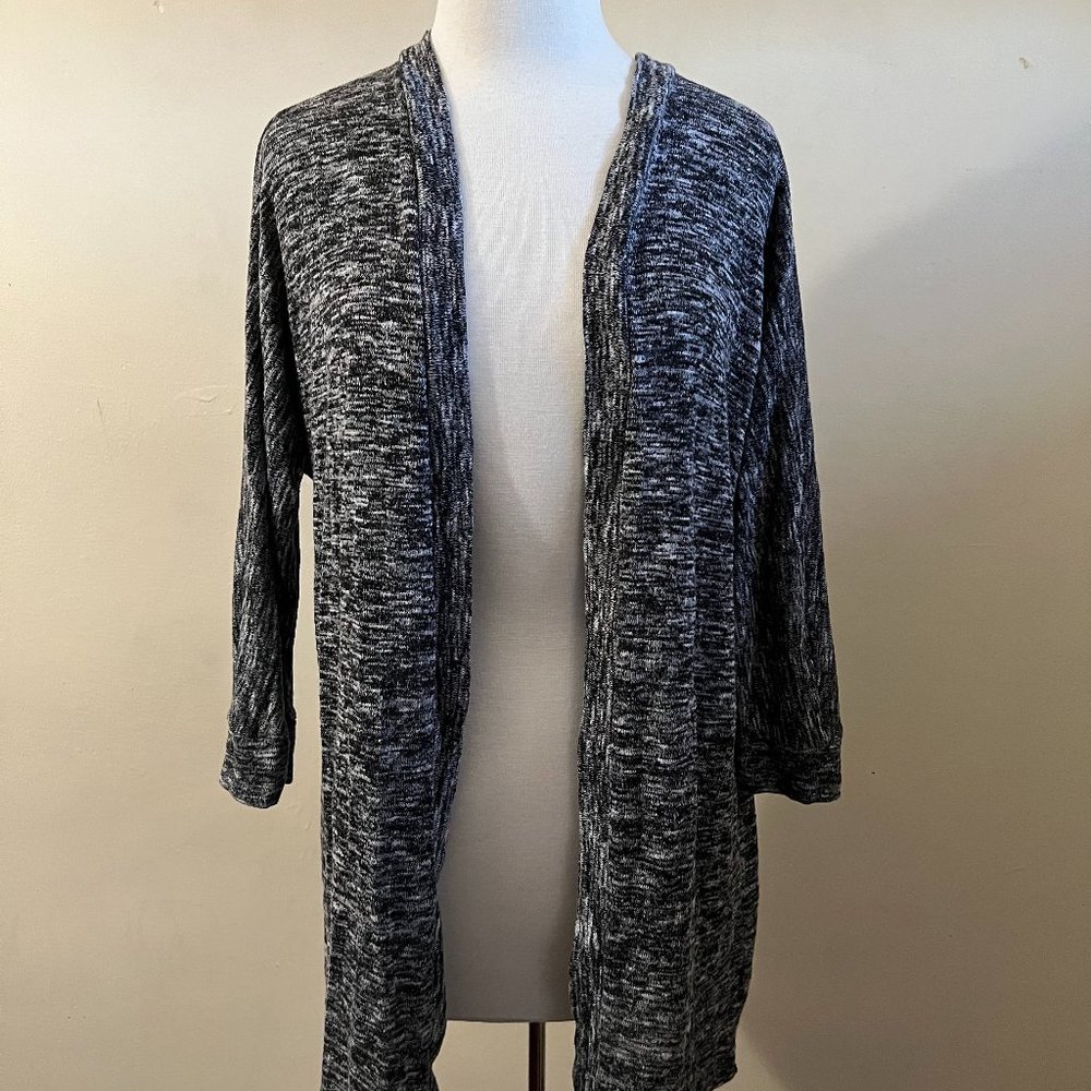 Old Navy black marled long sleeve cardigan
